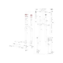 Kit joints fourche 32 mm Boxxer / Reba / Pike - Kit joints pour fourche de vélo - Equipement VTT - Purebike - Materiel Velo, Acc