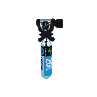 Gonfleur CO2 Air Chuck Plus + Cartouche 20g - Pompes à vélo à main - Accessoires VTT - Purebike - Materiel Velo, Accessoires VTT