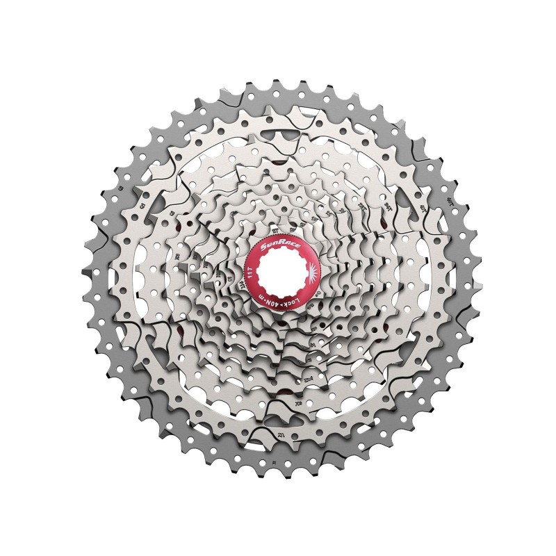 Cassette Sunrace MX3 10 vitesses Argent - Purebike