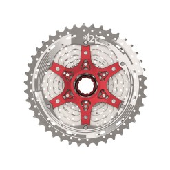 Cassette MX8 11 vitesses Argent - Cassettes pour vélo VTT - Equipement et Accessoires VTT - Purebike - Materiel Velo, Accessoire