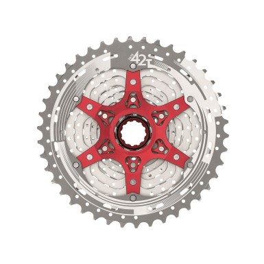 Cassette MX8 11 vitesses Argent - Cassettes pour vélo VTT - Equipement et Accessoires VTT - Purebike - Materiel Velo, Accessoire