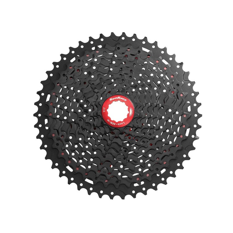 Cassette MX8 11 vitesses Noir - Cassettes pour vélo VTT - Equipement et Accessoires VTT - Purebike - Materiel Velo, Accessoires 