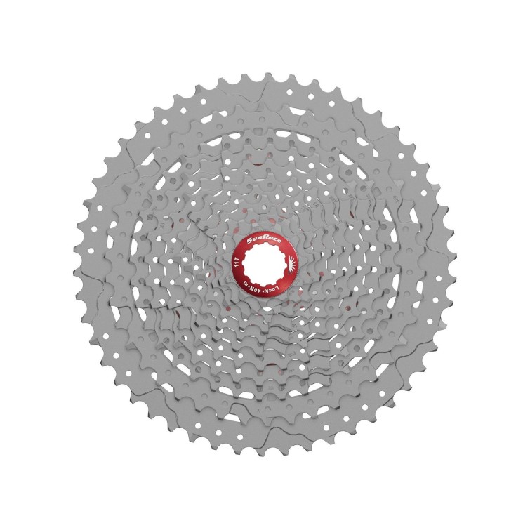 Sunrace Cassette MX80 11 vitesses Argent (11-50 dents) - Purebike