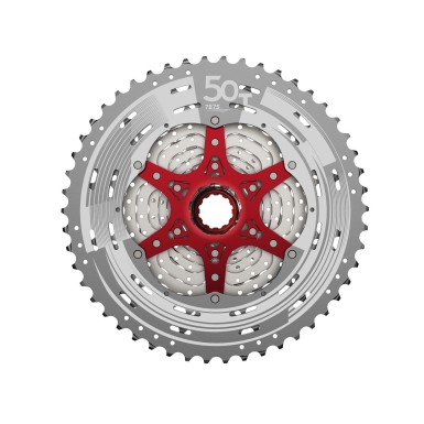 Sunrace Cassette MZ90 12 vitesses Argent - 11-50 dents - Purebike