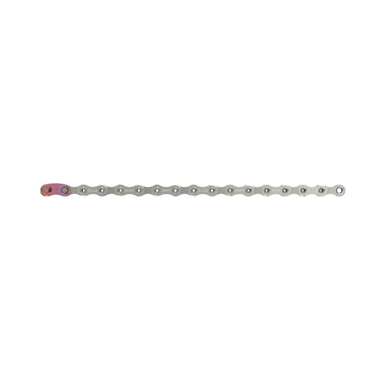 Chaine PC X01 Eagle 12 vitesses Argent - 126 maillons - Chaines pour vélo - Equipement pour VTT - Purebike - Materiel Velo, Acce