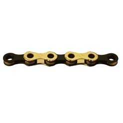 KMC Chaine X12 Ti-N 12 vitesses Noir / Or - 126 maillons - Purebike