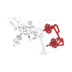 Sram Kit chape interne + galets pour X01 DH - Purebike