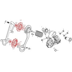 Galets 11 dents pour X7 et X9 10 vitesses (2010-2012) - Purebike
