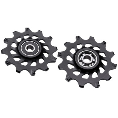 Galets 12 dents aluminium pour Sram 11 vitesses - Galets de dérailleur VTT - Equipement pour vélo - Purebike - Materiel Velo, Ac