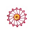 KCNC Galet de dérailleur 12 vitesses KCP06 Rouge - 16 dents - Purebike