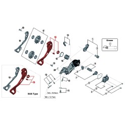 Shimano Chape Externe pour Dérailleur XTR M9000 - Purebike