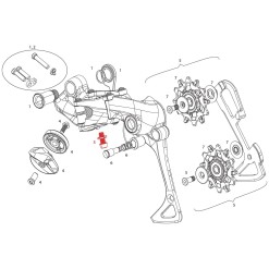 Vis arrêt de câble pour dérailleur arrière 11v XX1 - Pièces détachées pour dérailleur VTT - Equipement pour vélo - Purebike - Ma
