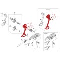 Chape externe pour dérailleur XT M772