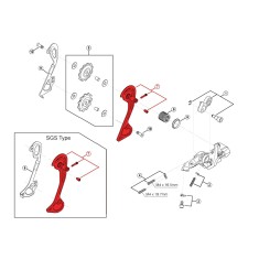 Shimano Chape Externe pour Dérailleur XT M780 - Purebike
