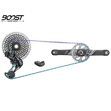 Sram Groupe X01 Eagle AXS 1x12v avec pédalier DUB Boost 32T - Purebike