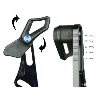 Guide chaîne pour plateau ovale de 26-34 dents - Purebike  