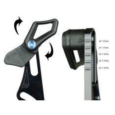 Guide chaîne pour plateau ovale de 26-34 dents - Purebike  