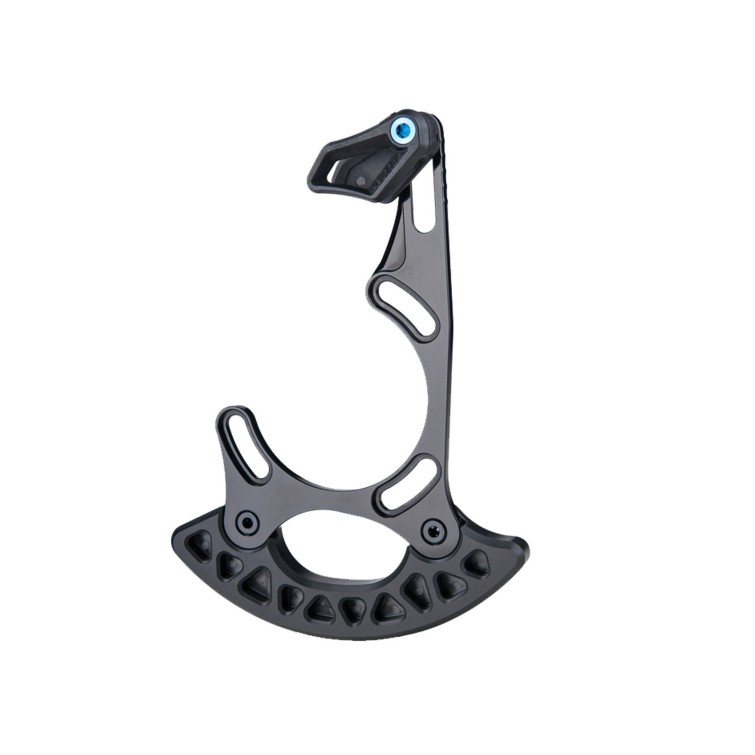 Guide chaine avec sabot Absolute Black pour plateau ovale - PureBike