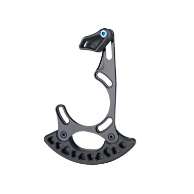 Guide chaine avec sabot Absolute Black pour plateau ovale - PureBike