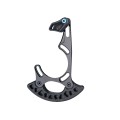 Guide chaine avec sabot Absolute Black pour plateau ovale - PureBike