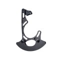 Guide chaine avec sabot Absolute Black pour plateau ovale - PureBike