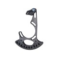 Guide chaine avec sabot Absolute Black pour plateau ovale - PureBike