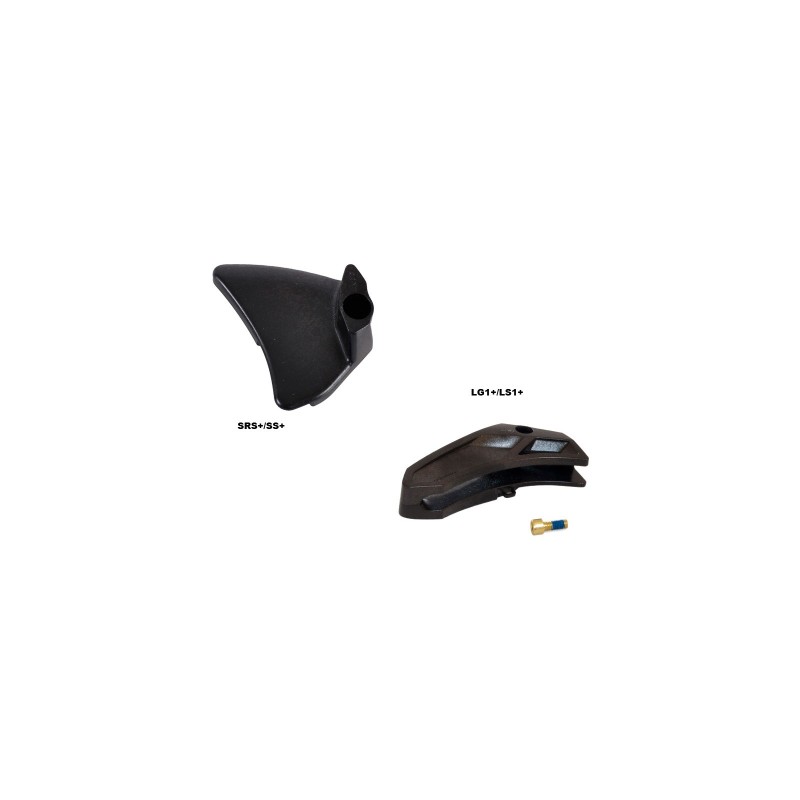 Plaques d'usure supérieures pour guide chaine Noir - Pièces détachées pour guide chaine et anti déraillement VTT - Purebike - Ma
