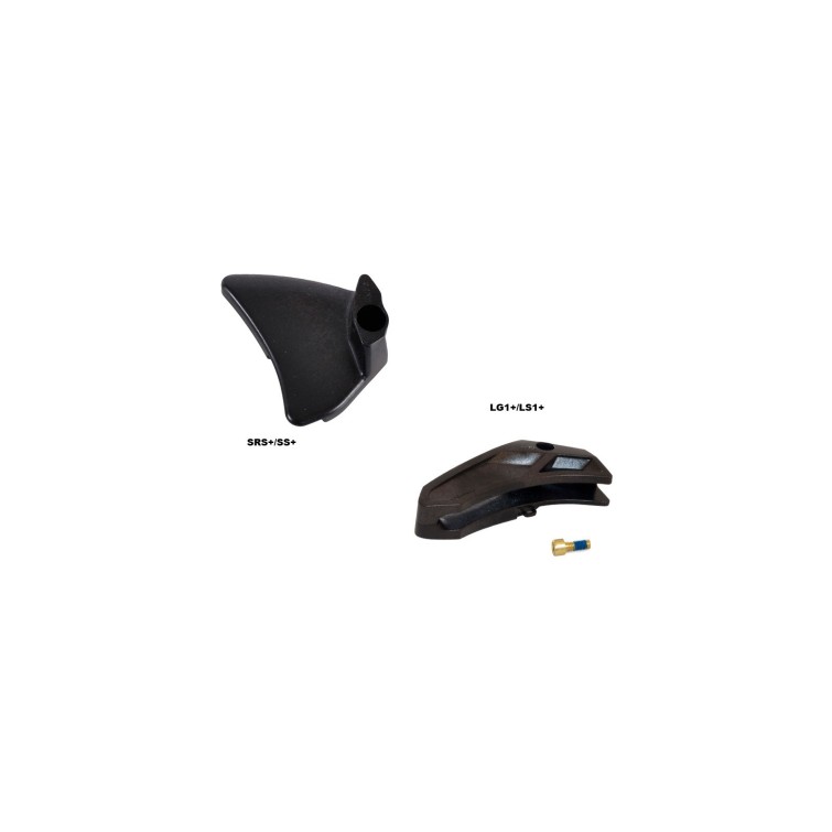 Plaques d'usure supérieures pour guide chaine Noir - Pièces détachées pour guide chaine et anti déraillement VTT - Purebike - Ma