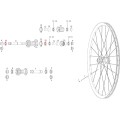 Roulements Sram pour roue arrière Rise Roam Rail - Purebike