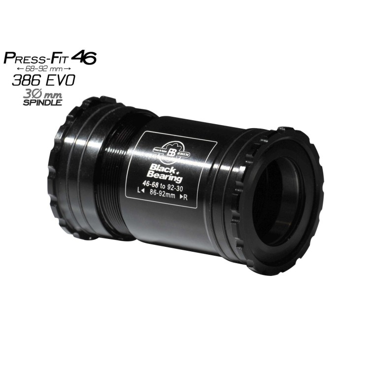 Black Bearing Boitier de pédalier PF46 68/92 B5 pour axe 30 mm