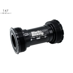 Black Bearing Boitier de pédalier T47 86/92 B5 pour axe 24 mm et GXP (22/24 mm)