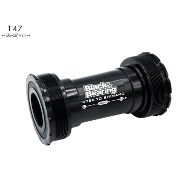 Black Bearing Boitier de pédalier T47 86/92 B5 pour axe 24 mm et GXP (22/24 mm)