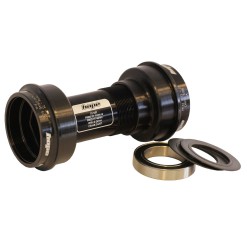 Boîtier de pédalier acier VTT Press Fit  PF46 noir pour axe 24 mm