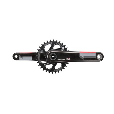 Pédalier XX1 BB30 Direct Mount 32T sans boitier Rouge - Purebike