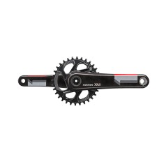 Pédalier XX1 BB30 Direct Mount 32T sans boitier (Q-factor 168) Rouge - Pédalier VTT complet - Pedalier Shimano - Purebike - Mate