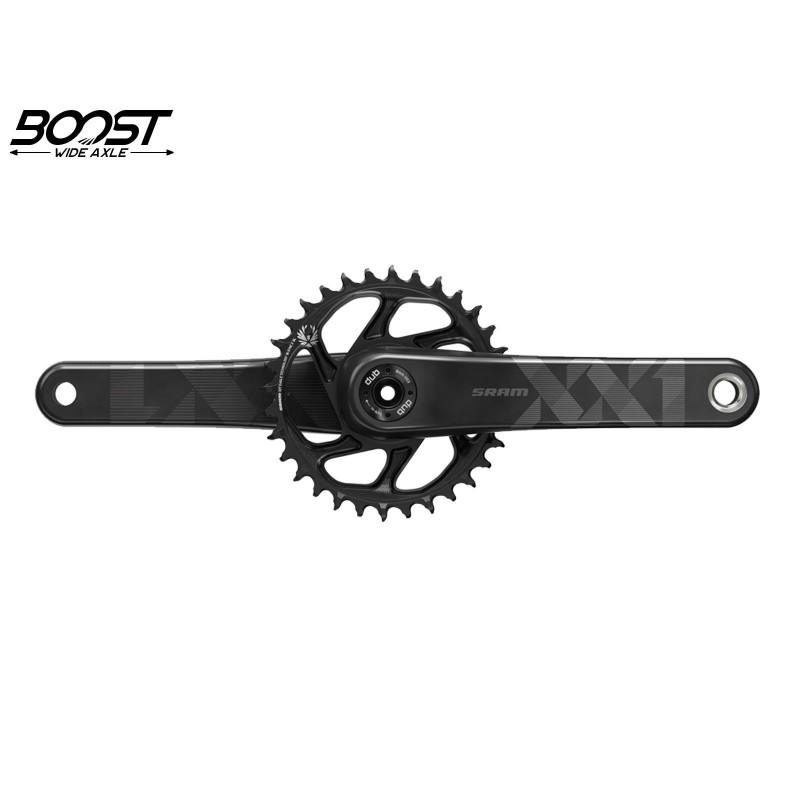 Sram Pédalier XX1 Eagle DUB Boost Direct Mount 34T 1x12v sans boitier Noir - Purebike