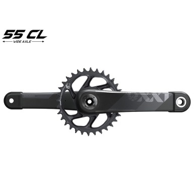 Sram Pédalier XX1 Eagle DUB SL Wide 55 Direct Mount 32T 1x12 vitesses Lunar - Purebike