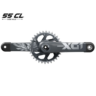 Sram Pédalier X01 Eagle DUB Wide 55  Direct Mount 32T 1x12v Gris Lunar - Purebike