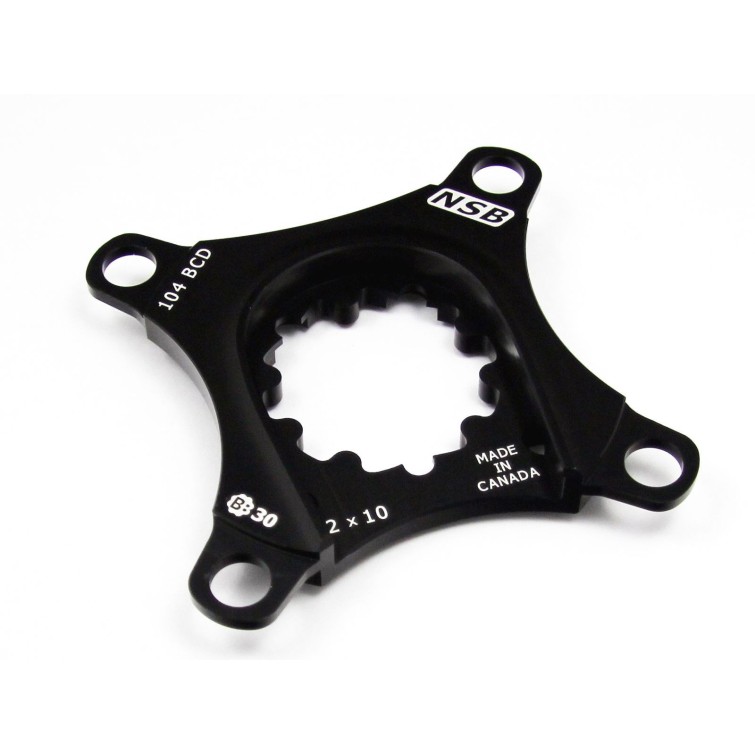 Etoile 104 BCD 2X10 vitesses pour pédaliers X9-X0 - BB30 (X9) - Pièces détachées pour pédalier, boitier et plateau VTT - Purebik