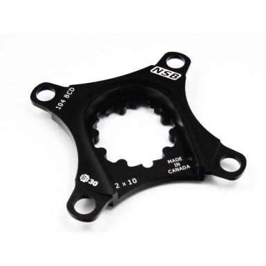 Etoile 104 BCD 2X10 vitesses pour pédaliers X9-X0 - BB30 (X9) - Pièces détachées pour pédalier, boitier et plateau VTT - Purebik