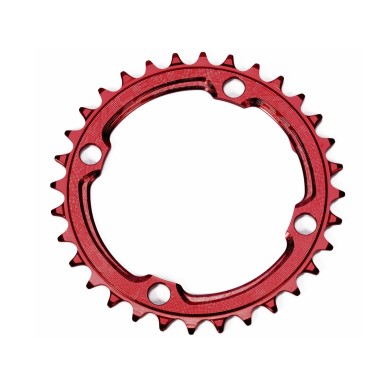 Race Face Plateau Mono Narrow Wide 104 mm Rouge - Purebike