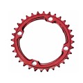 Plateau Mono Narrow Wide 104 mm Rouge