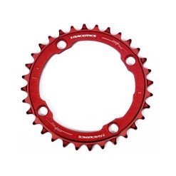 Race Face Plateau Mono Narrow Wide 104 mm Rouge - Purebike