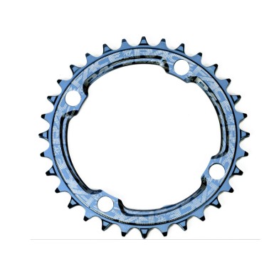 Race Face Plateau Mono Narrow Wide 104 mm Bleu - Purebike