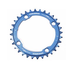 Race Face Plateau Mono Narrow Wide 104 mm Bleu - Purebike