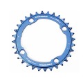 Race Face Plateau Mono Narrow Wide 104 mm Bleu - Purebike
