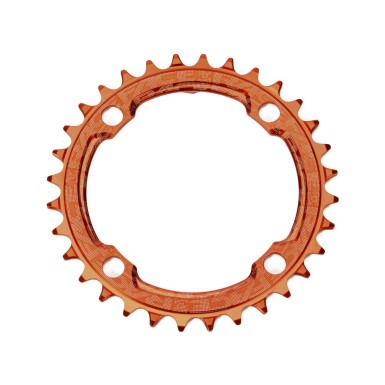 Race Face Plateau Mono Narrow Wide 104 mm Orange - Purebike
