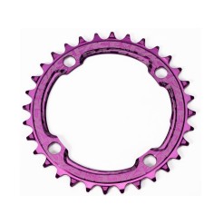 Race Face Plateau Mono Narrow Wide 104 mm Violet - Purebike