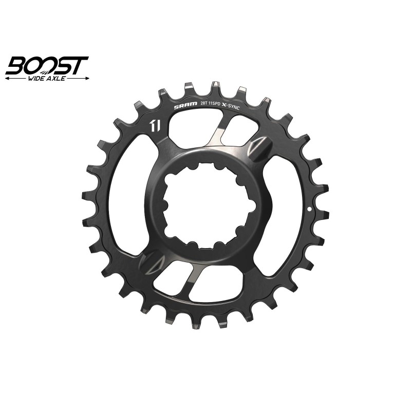Sram Plateau X-Sync Direct Mount Acier 11 vitesses Boost 3 mm Noir - 28 dents - Purebike
