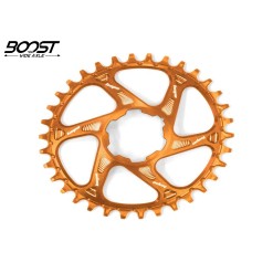 Hope Plateau Retainer Ring Ovale Direct Mount Boost - Orange - Purebike